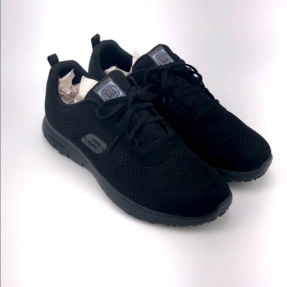 skechers women's work slip resistant shoes